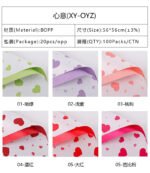 Heart Wish Floral Wrapping Paper