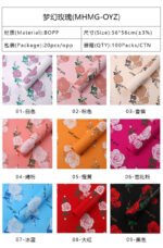 Dreamy Rose Floral Wrapping Paper
