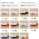 2.5cm "Love Like Stars" Printed Ribbon