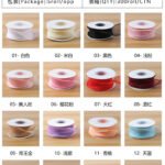 4cm Solid‑Color Card Pack Fishtail Ribbon, 10 Yards