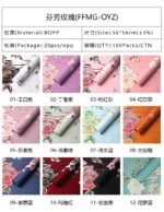 Fragrant‑Rose Floral Wrapping Paper