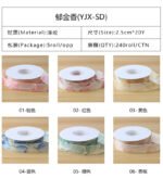 2.5cm Tulip Printed Ribbon, 20 Yards